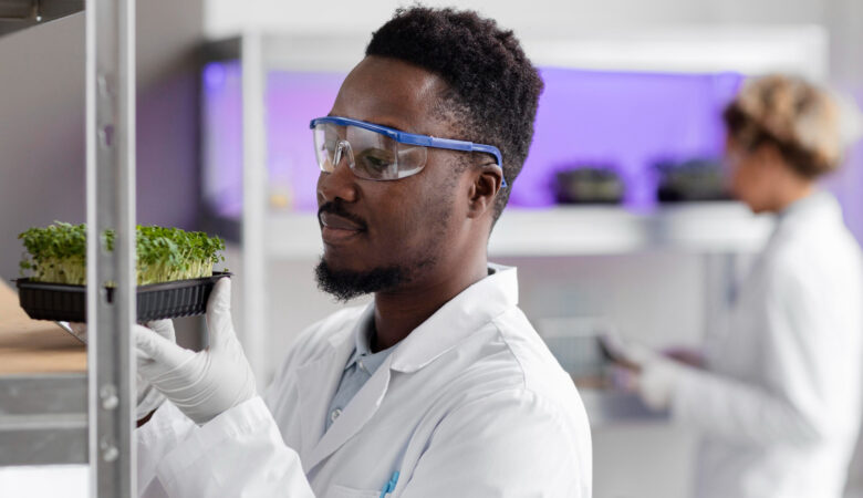 people in a lab