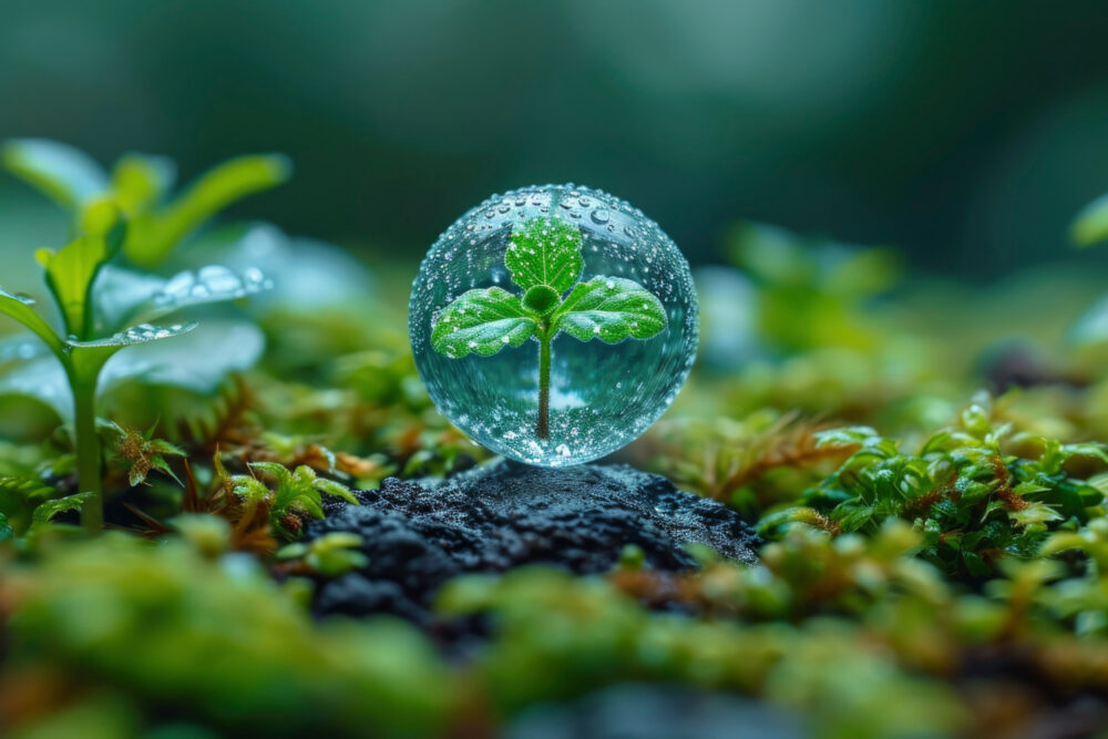 a plant in a bubble - rhinobay energy